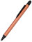 Online Kugelschreiber Alu Stylus Rosegold, Druckkugelschreiber aus Aluminium, auswechselbare Großraum-Mine, Schreibfarbe blau, mit Softtouch Feeling, Stift mit Touchpen, 1 Stück