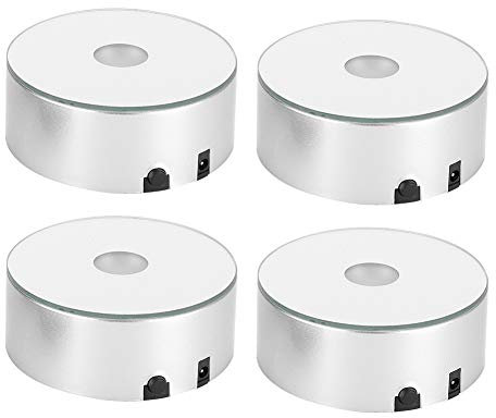 LED-Lichtsockel für Kristallkugel mit 6 Blitzmethoden, Bunte Lichter, Präsentationsständer für Heimdekoration