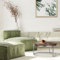 WOMO-DESIGN Couchtisch Surabaya Ø 70x35 cm, Rund, Unikat, handgefertigt, Massivholz, Akazienholz, Natur/Nickel-Finish, stabil & robust, Moderne Beistelltisch, Wohnzimmertisch Kaffeetische Sofatisch