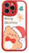 Yonds Queen Kompatibel mit iPhone 13 Mini Weihnachten Niedlich Hülle, Coole Cartoon Einzigartiges Bär Xmas Design Stilvolle Bumper Anti-Rutsch Silikon Schutzhülle Stoßfest Mode Hülle (iPhone 13 mini,