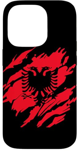 ALB Flagge Stolz Fans Albanien Hülle für iPhone 14 Pro