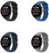 Lot de 4 bracelets compatibles avec Polar Pacer/Pacer Pro, bracelet de rechange étanche en silicone pour montre connectée Polar Pacer/Pacer Pro