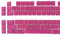 Full Set of Keyboard Keys Compatible for Logitech G813/G815/G913/G915 TKL Keyboard (Red)