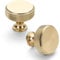 Coinkoly10 Pack Gold Cabinet Knobs Single Hole Cupboard Handles Knurled Drawer Knobs Cupboard Door Knobs for Wardrobes UK0006