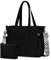 oscaurt Cord Tote Bag Shopper Tasche Damen Handtasche Damen Geschenke für Frauen Crossbody Bag Groß Schultertasche mit Kosmetiktasche Umhängetasche für Arbeit Studium Einkaufen Tägliche Reisen