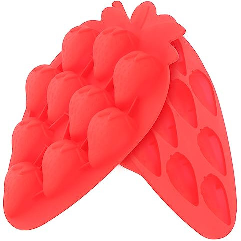 Garneck Keksformen Erdbeerform Silikon-backformen Für Schokoladen- Und Fondant-dekorationen