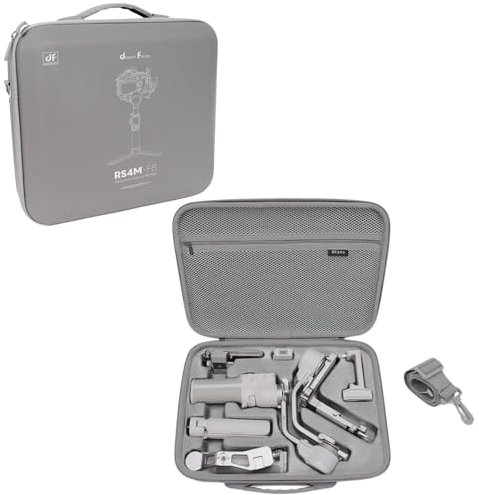 DFCINE Funda para DJI RS 4 Mini & RS 3 Mini, bolsa de transporte, bolsa de protección, bolsa de almacenamiento, accesorios para estabilizador de mano DJI Ronin, gris, Clásico