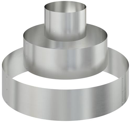 vidaXL Cache-Pot de Jardin Argent 90 x 90 x 20 cm Acier galvanisé, Joli Pot de Jardin Rond, Support en métal Durable, résistant aux UV pour l'intérieur et extérieur