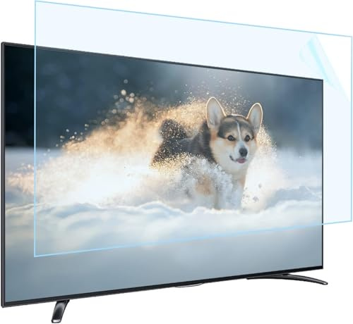 Protettore dello schermo TV del filtro di luce blu da 43-65 pollici, pellicola di protezione del monitor dello schermo anti graffi opaco, per Samsung, Hisense, Sharp, ecc