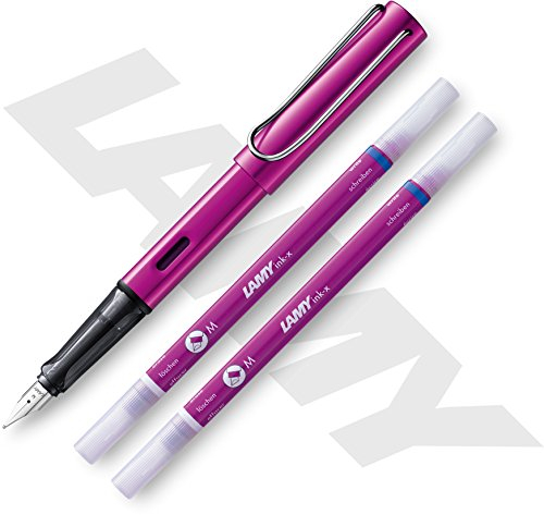 Lamy AL-star vibrant pink Füllhalter M special Edition + 2 Tintenkiller ink-x vibrant pink