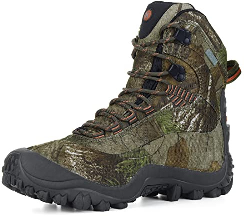 XPETI Men’s Thermator Mid-Rise Waterproof Hiking Boot Insulated Non-Slip camouflage 12