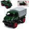 Schuco Mercedes-Benz Unimog Pritsche mit Aufbau U406 Grün 1977 LKW Truck 1/64 Modell Auto mit individiuellem Wunschkennzeichen