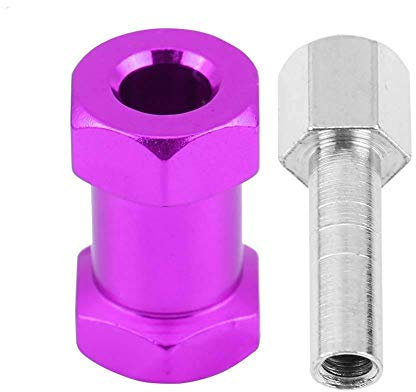 Dilwe RC Hex Adapter, 4 Stücke Metall Radnaben Adapter für D90 AX10 CC01 SCX10 Fernbedienung Crawler