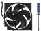 Denash Internal Cooling Fan Replacement for ONE S, 5 Blades, 4-Pin, 12.5cm, Gaming Console Cooling Fan