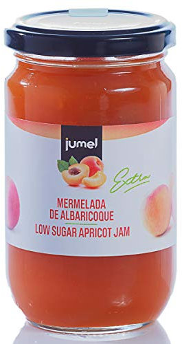 Mermelada de ALBARICOQUE con extra de fruta JUMEL. 50 g de fruta por cada 100 g de producto. Mermelada gourmet. Pack de 4 unidades (1,39 € / unidad). A PARTIR DE 15€ PORTES GRATIS.