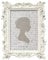AELS 12,7 x 17,8 cm Vintage-Bilderrahmen, eleganter antiker Bilderrahmen mit Glasfront, Foto-Display, Tisch-Wandbehang, Geschenkideen, weiße Wellen