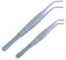 YoiYee Pinzas multiusos de acero inoxidable de 17,78 cm y 14 cm, con punta curvada dentada, 2 unidades
