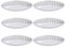 TOPBATHY 6stücke Teiliges Aluminiumlegierung Backformen Schiffchenförmige Kuchen Und -moulds Antihaftbeschichtet Für Backen Von Kuchen Und Eierkuchen
