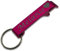 Flaschenöffner Schlüsselanhänger mit Name Wunschname personalisiert individuell farbig Gravur Pink