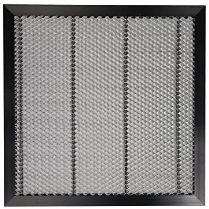 Waben-Laserbett, 400 X 400 Mm CNC-bearbeiteter Laser-Waben-Arbeitstisch, Einheitliches Gitterdesign, Gute Wärmeableitung, Zubehör für Lasergravierer