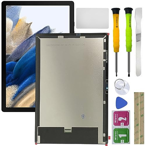 HQB-STAR LCD Display Digitizer Touch Screen Replacement for Samsung Galaxy Tablet Tab A8 10.5 2021 SM-X200, SM-X205 LCD Display Digitizer Touch Screen Assembly Replacement 10.5 inch Black