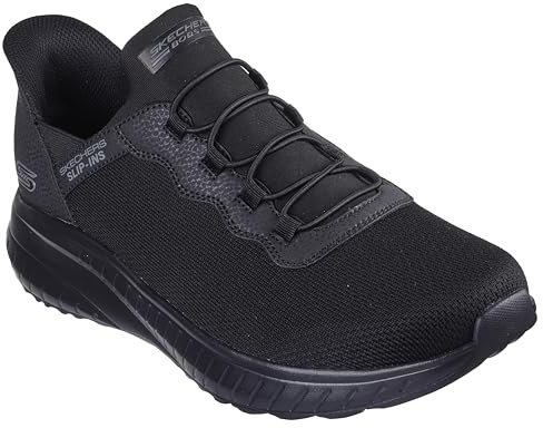 Skechers Herren Bobs Squad Chaos Daily Hype Sneakers, Schwarz, 46 EU
