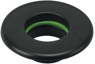 Tubo para estufa de pellets de acero recubierto con esmalte porcelánico negro para chimenea (Rosetón, Diámetro 8 Ø cm)