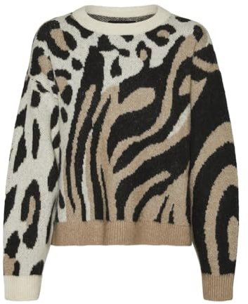 VERO MODA Vmkai Ls O-Neck Pullover Ga Boo