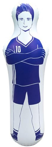 AMZLORD Aufblasbarer Fußball-Dummy, Torwart-Luftschaufensterpuppen, Freistoß-Verteidiger, aufblasbarer Boxsack for Heimübungen for Kinder und Erwachsene