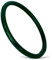 Yvelise Bracelet femme bouddhiste - Jonc BRILLANT - Sans Mantra porte bonheur [Promo flash - Stock limité] - Bleu canard - 2