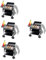 ibasenice 4 Sätze Mini-Grill kreativ Spielzeug bastelbedarf Möbel Kleiner Hausgrill Mini Grill Dekoration Puppenhaus Spiel Requisiten Grill-Set Kochutensilien vorgeben