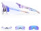 SCVCN Fahrradbrille Selbsttönend für Damen Herren, Photochrome Radsportbrille Sonnenbrille mit UV400 Schutz Randlose Transprante Gläser für Outdoorsports S142-PH