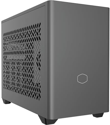 Cooler Master NR200P MAX V2 Mini-ITX SFF-Gehäuse – 280 mm AIO-Kühler, 850 W SFX Gold ATX 3.0 Netzteil, verbessertes Design, miditower GPU-Unterstützung, PCIe 4.0 Riser-Kabel, USB 3.2 Gen 2x2 Typ-C