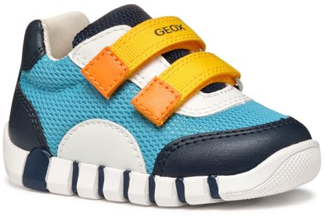 Geox B IUPIDOO BOY C, Boys’ Sneaker, Ocean/Navy,