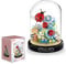 Aigidusansu Flower Bouquet and Insect Building Kit, Flowers Botanical Mini Building Blocks Set Toy for Adults, Christmas Birthday gift for Her Mom Wife Girlfriend (ladybugs)