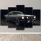 5 Paneele Leinwand mit Rahmen For Mustan Fast back Car Classic Bild Kunstdruck Leinwand Gemälde Wandmalerei Home Office Wohnzimmer Schlafzimmer Dekoration Ready to Hang