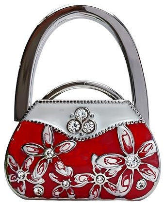 honselia Crochet de sac à main pliable pour table, porte-sac à main pour femme