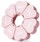 Pilulier Hebdomadaire, 7 Compartiments, Design Fleur, Boîte à Médicaments Portable avec Grands Compartiments pour Vitamines et Compléments (Rose)