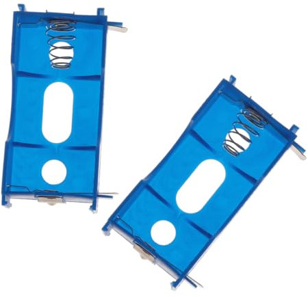 GAROZATION 4pc Plastic Battery Box for D-cell Battery Case for Laboratory Use Series Parallel Compatible Cell Box Storage