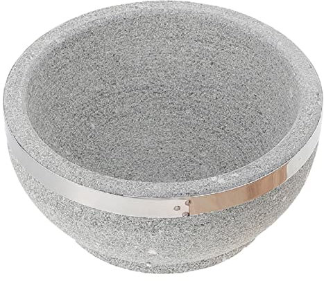 PRETYZOOM Granit-kochschüssel Dolsot-topf Verschleißfester Eintopftopf Aus Stein Für Bibimbap-suppe Koreanisches Geschirr