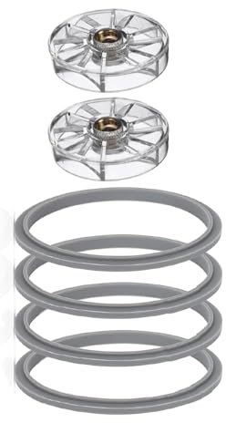 6PCS Juicer Mixer Sealing Rings and Base Gear Blenders Component Easy Maintenance Part Suitable for 600W 900W Models