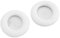 Replacement Earpads, Headphones Earpad Cushions Comfortable Easy Install Flexible for Space One (Black) (White)