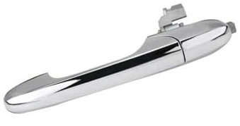 Car Door Handle Cover Passenger Left Or Right Side Chrome Outer Door Handle 735592026 735592012 For 500 2007-2017 2018 2019 2020 Exterior Door Handles(Left)