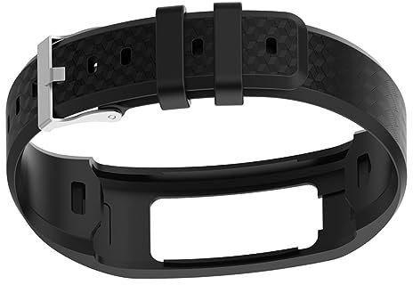LRXIYODE Cinturino Silicone per Smart Bracciale per Nero Accessorio Elegante e Confortevole per