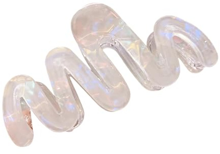 YIBOZI Pinza para el pelo, pinza para el pelo, diseño nácar, horquilla delicada para mujeres y hombres, agarre antideslizante