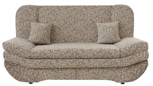 Mirjan24 Sofa Weronika mit Bettkasten und Schlaffunktion, Schlafsofa, Große Farb- und Materialauswahl, Couch vom Hersteller, Wohnlandschaft (Bella 10)
