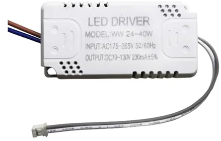 MAMA'S PEARL Controlador LED 230 mA 8-24 W 24-40 W 40-60 W 60-80 W 80-120 W 100-150 W Controlador LED de Corriente Constante Fuente de alimentación Transformador LED Lastres(24-40W)