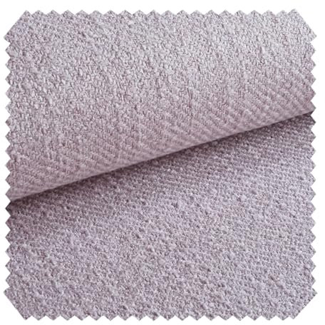 novely® exquisit DECORETTO - Weicher Polsterstoff im Naturfaser Look - Schwer Entzündbarer Möbelstoff mit Ultra-Clean-Technologie - Pflegeleichte Meterware 1lfm | Farbe: 11 Flieder
