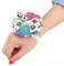 Nadelkissen Nähen Blumen Design Nähzeug Aufbewahrungsstifte für herausnehmbare Tabletts Eingebaute Nadelkissen Begriffe Paket Handgelenk Gürtel Dekoration(#1)