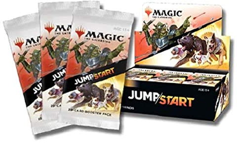 MTG Magic The Gathering Jumpstart Booster Display Box Jump Start - 24 Packs of 20 Cards Each, + Bonus Rare!